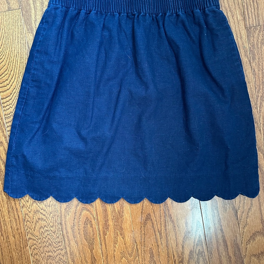 J. Crew Navy City Skirt